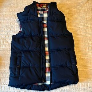 Gymboree Boys warm vest size 10 with 100% cotton inside W/P outside & hoodie